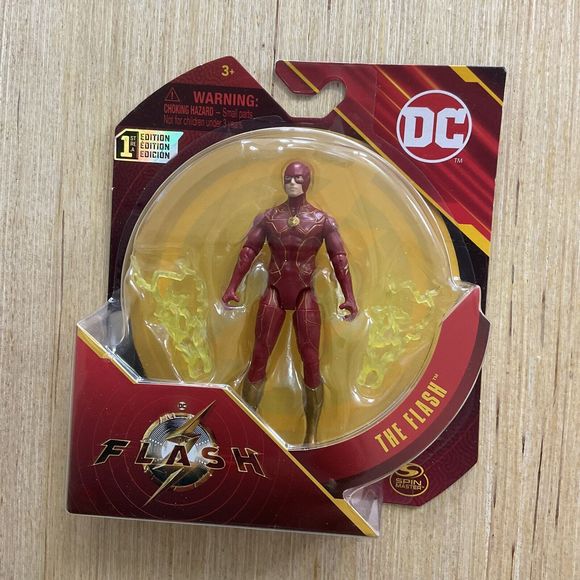 DC (Flash) THE FLASH 1st Edition Spin Master Action Figure (VHTF) (NEW) 4” - Picture 1 of 2